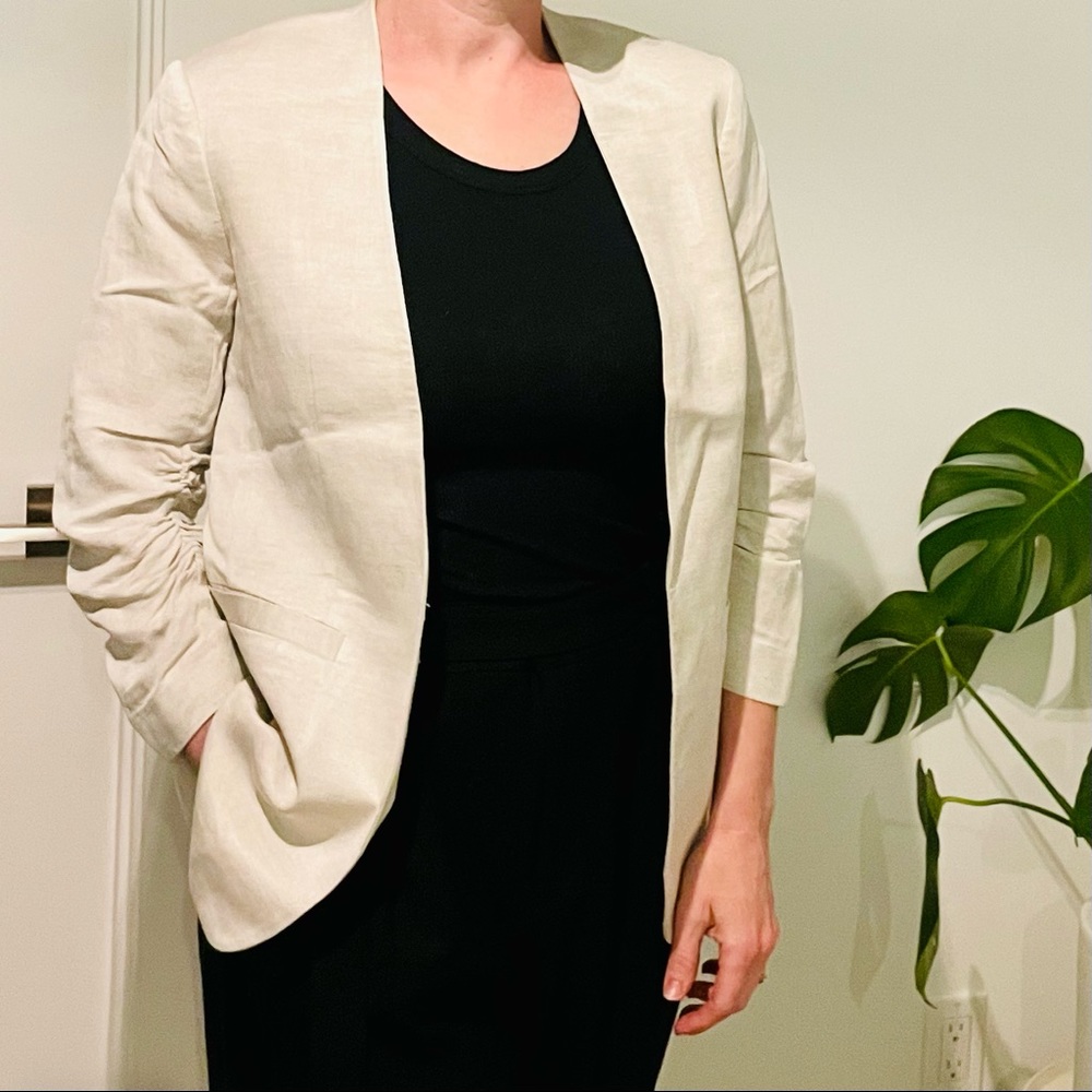 H&M Linen Blazer